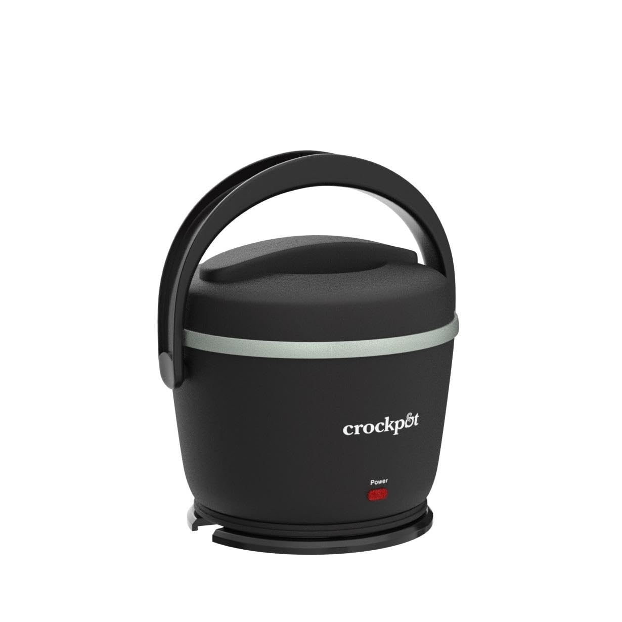 Crock-Pot Electric Lunch Box, Portable Food Warmer for Travel, Car, On-the-Go, 20-Ounce, Black Licorice | Keeps Food Warm & Spill-Free | Dishwasher-Safe | Gifts for Women, Men