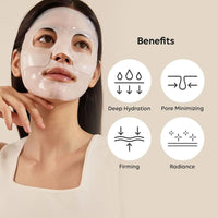 QERINKLE Pack Of 2 Bio-Collagen Overnight Face Mask|Korean Glass Skin Hydrogel Mask For Deep Hydration, Pigmentation, Anti-Aging & Pore Minimizing|Hyaluronic Acid, Niacinamide, Vitamin E & Centella