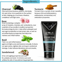 Globus Naturals Anti Pollution & Anti Acne Activated Charcoal Face Wash, For Both Men & Women, 100ml
