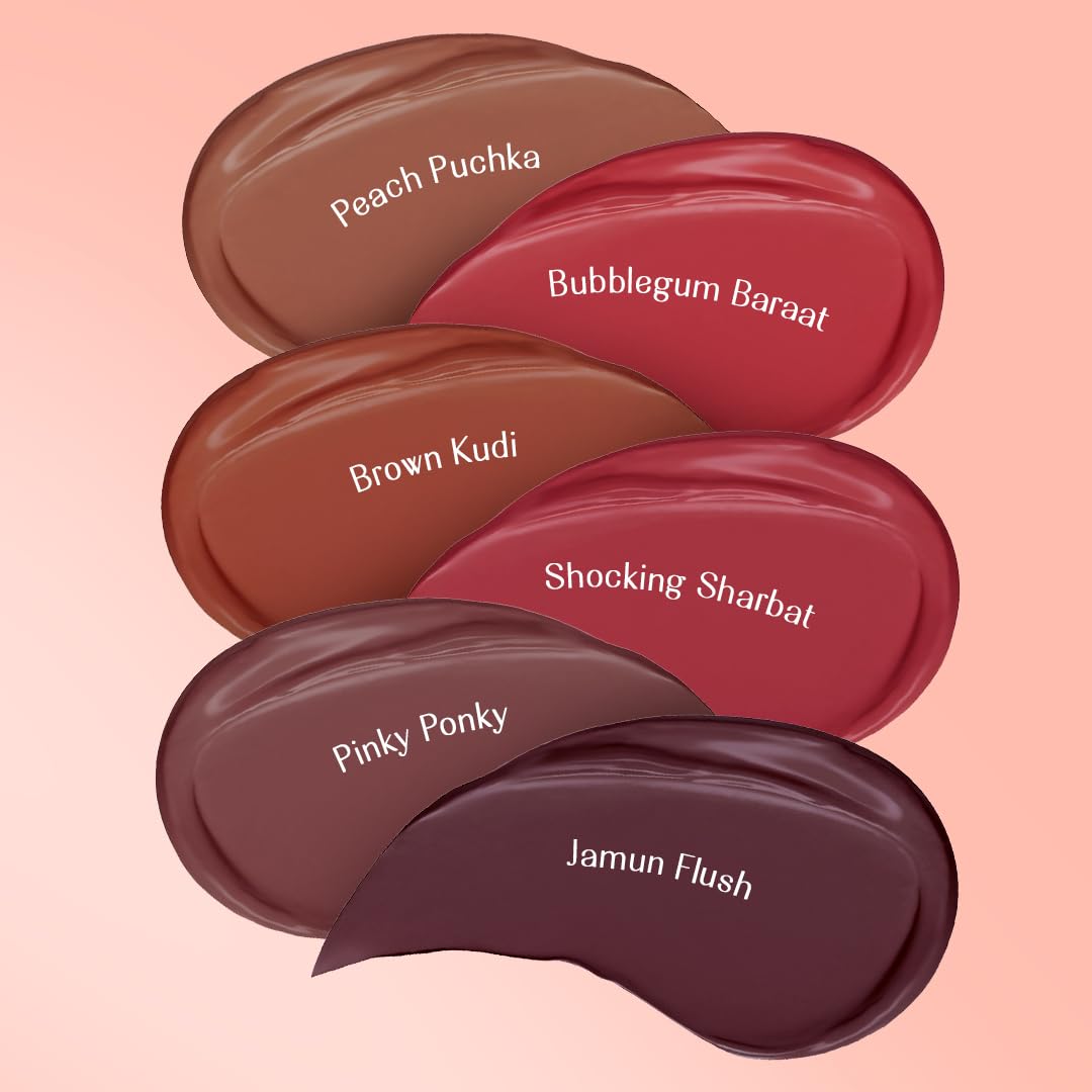 LoveChild Masaba Block Buster Blush Creme - Natural Dewy Matte Finish, Buildable & Long-Lasting Formula, Blendable, Pinky Ponky (Mauve) 5.5ml
