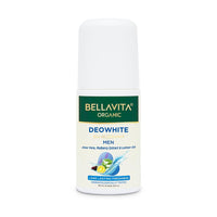 Bella Vita Organic Deo White Deodorant For Men Long Lasting Freshness, 50ml Natural Roll On & Organic Deo White Deodorant For Women Long Lasting, 50ml