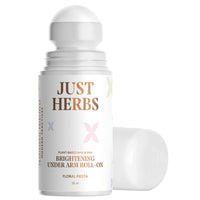 Just Herbs Unisex Under Floral Arm Roll On Deodorant - 50 Ml & Retractable 2 In 1 Herbal Eyeliner + Kajal - Black 0.3G Combo