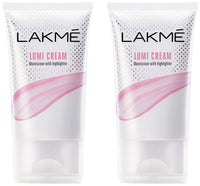 Lakmé Lumi Cream,Moisturizer with highlighter, Enriched with Niacinamide for all skin type,30 gm (Pack of 2)