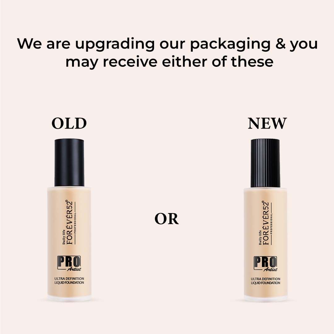 Daily Life Forever52 Pro Artist Ultra Definition Liquid Foundation-60Ml(French Toast-04,Fair To Mediium Skin Tone)Matte & Poreless Long-Lasting Full Coverage For Women