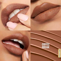 Lakmé 9to5 Lipstick, Hya Matte, with Hyaluronic Acid for hydrated lips, Coffee Break 3.6gm