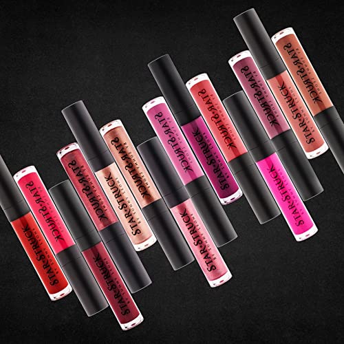 STARSTRUCK BY SUNNY LEONE Glossy Liquid Lip Gloss, Dark Pink | Highly Pigmented, Clear Shine & Non-Sticky Formula | Lip Gloss For Girls, Women | Rooberry