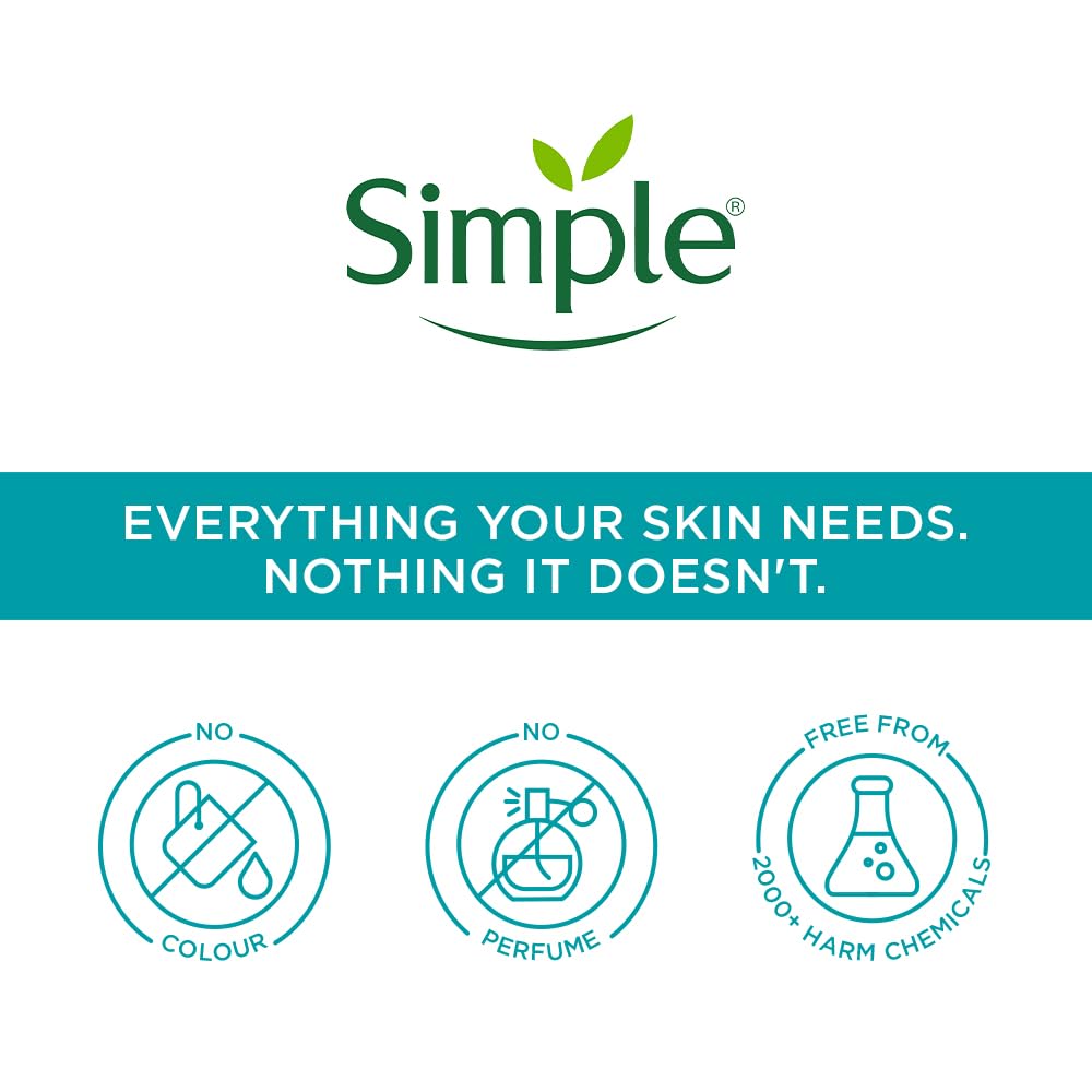 Simple Purifying Face Wash 150ml for oily, acne-prone, sensitive skin | 100% soap-free gentle cleanser for women & men