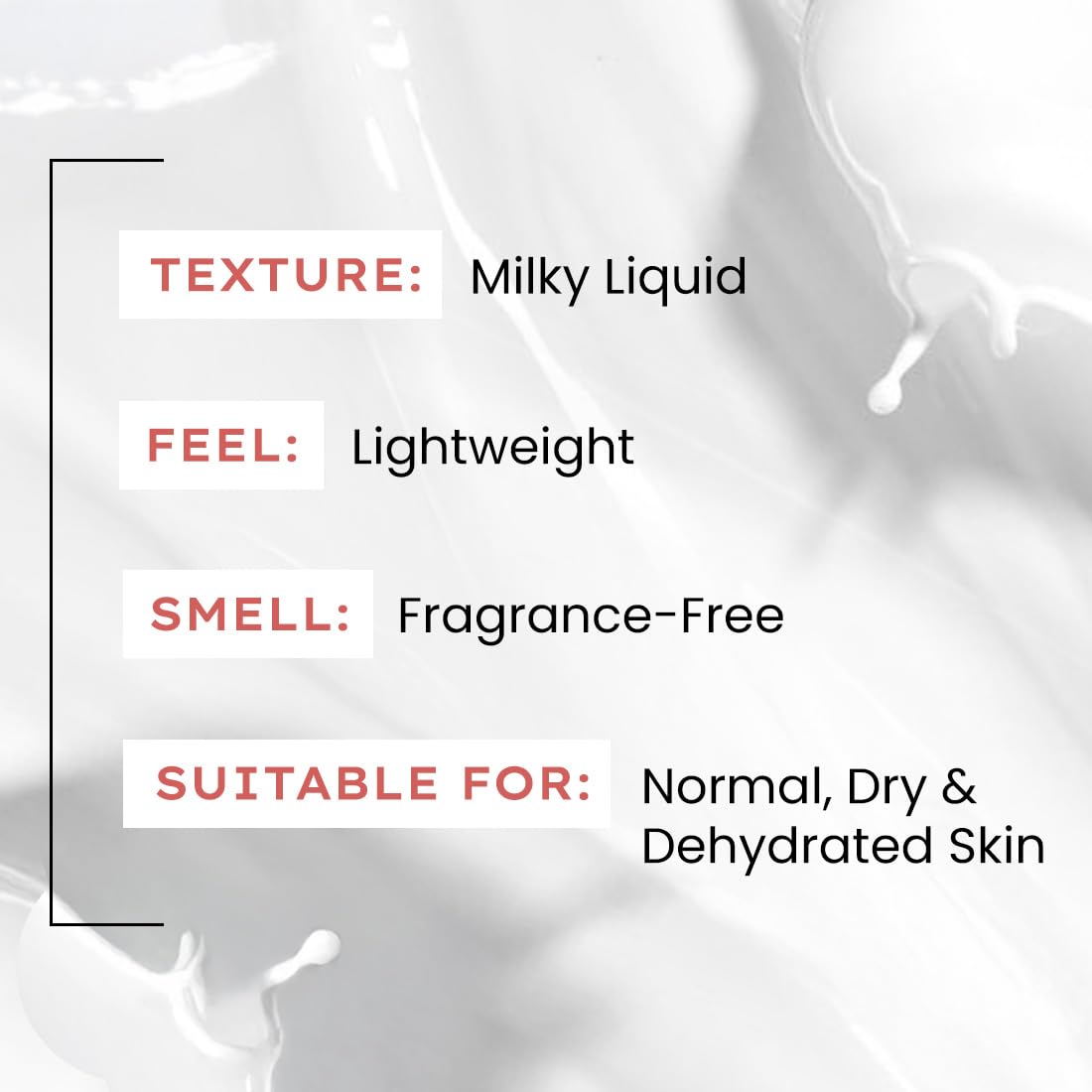 Hyphen 7% Ceramides-NMF Milky Face Toner Essence | 5% Glass Skin Blend of Rice Water, Oatmeal & Snow Mushroom Extracts |Hydrates & Nourishes| Alcohol Free Toner| For All Skin Types - 100ml
