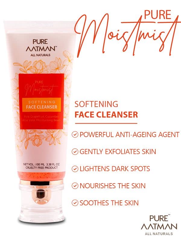 PURE AATMAN Women & Men Pure Potion Day & Night cream For Glowing Skin 100g With Moistmist Softening Face Cleanser (Face reviving kit) (Combo Pack Of -2)