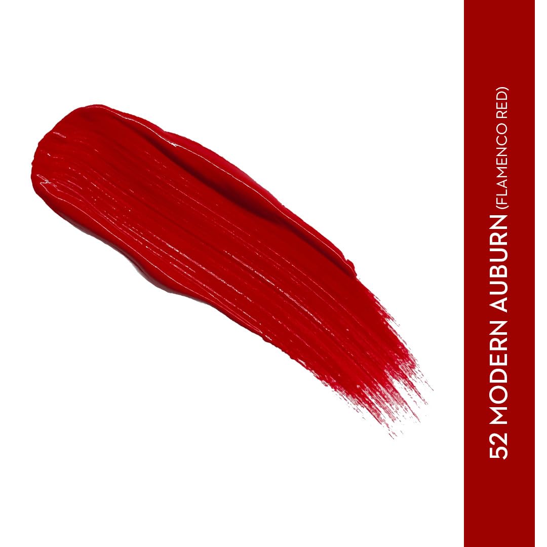 SUGAR Cosmetics Smudge Me Not Liquid Lipsticks for Women | Transferproof & Waterproof | Lasts 12+ Hours | Matte Lipstick | 4.5ml - 52 Modern Auburn (Flamenco Red/Deep Red with blue undertone)