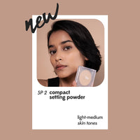 Ruby's Organics Compact Setting Powder- Matte Finish Poreless with SPF for Women All Skin Types, Face Makeup, Controls Oil, Conceals & Radiant Skin, Natural, Cruelty, Vegan & Paraben Free - Shade SP2, 9g