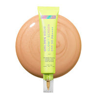 Hyphen Golden Hour Glow Sunscreen Spf 50 Pa++++ Dewy Glow & Bright Skin| Vitamin C Rich-10% Kakadu Plum & Peptides| Women Men|Lightweight & Non Greasy, Uv & Blue Light Protection|All Skin Types - 40G