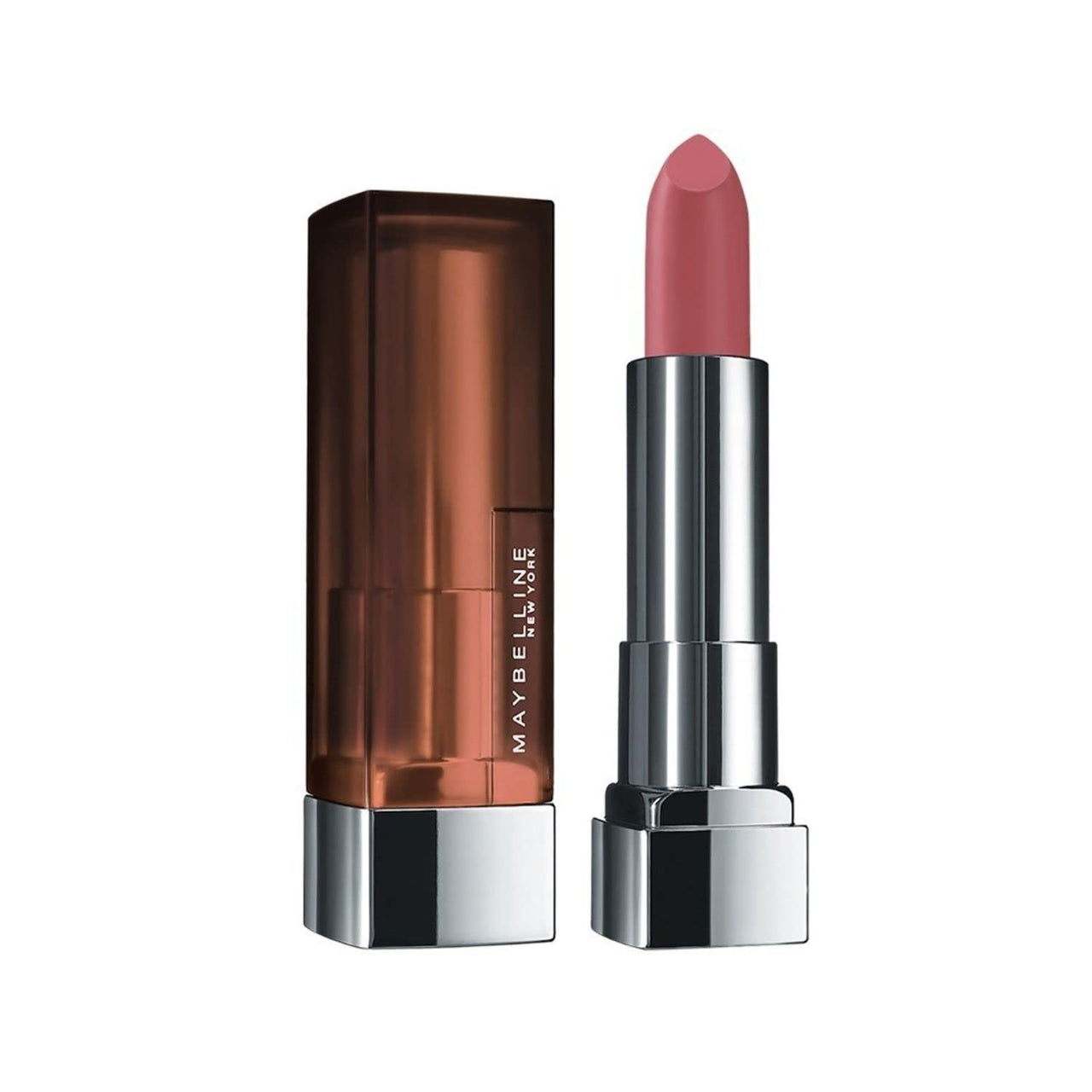 Maybelline New York Matte Lipstick, Intense Colour, Moisturised Lips, 507 Almond Pink, 3.9g & Maybelline New York Liquid Foundation, Matte & Poreless, Fit Me, 128 Warm Nude, 18 ml