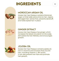Jovees Herbal Argan Oil Hair Spa Masque | With Moroccan Argan Oil and Jojoba Oil | Gives Shiny and Smooth Hair | For All Hair Types 400G