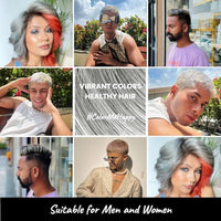 2.Oh! Italian- Steel Grey Hair Color For Women & Men | Ammonia-Free DIY Semi Permanent Hair Color | Enriched with Argan Oil | Lasts upto 5-6 Washes (Pack of 2)