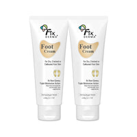 Fixderma 5% Lactic Acid, 15% Urea, 3% Glycerine, Foot Cream For Dry & Cracked Feet, Moisturizes and Soothes Feet, Heel Repair Paraben & Sulphate Free, All Skin Types 60ml (Pack of 2)