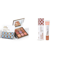 Just Herbs Eyeshadow Palette Powder 9 In 1 Long Lasting Blendable Eye Makeup Palette (Sunshine-Day Palette)3 In 1 Pore-Refining,Minimizer Mattifying&Hydrating Primer 20G Combo,Multicolor,Matte Finish