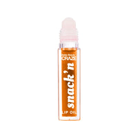 Swiss Beauty CRAZE Snack'n Nourishing Lip Oil | With Vitamin E and Hyaluronic acid | Gives Glass -Like shine | Shade- Pumpkin Pie, 4.5ml