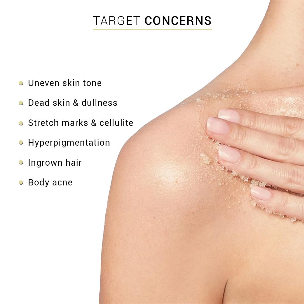 SEREKO Vitamin C Body Exfoliating Kit Clarifying Body Scrub 100 g, Clarifying Body Oil 100 ml, Exfoliator for all Skin Types, Natural, Cruelty free, Vegan, Clean Beauty for Gifting and Personal Use