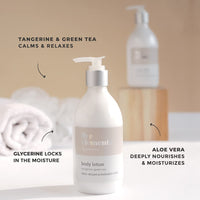 Kimirica Five Elements Moisturizing Scented Body Lotion with Tangerine and Green Tea for All Skin Type | Instant Hydration| Vegan and Paraben-Free | for Men & Women | 300ml