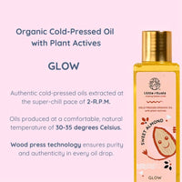 Little Rituals Organic Baby Massage & Hair Oil - Sweet Almond (Badam), Coconut, Black Sesame, Travel Pack, Wood Cold Pressed, Plant Actives, Dermatologist Tested by Pediatrics, Safe & Gentle, 30ml