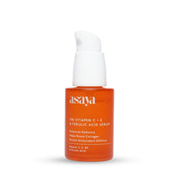 Asaya 15% Vitamin C Face Serum | Brightens Skin, Fades Dark Spots & Boosts Collagen | With Vitamin E for Hydration & Barrier Repair | 3-O-Ethyl Ascorbic Acid & Ferulic Acid | Evens Skin Tone & Lightweight | Non-Greasy, Non-Comedogenic & Non-Irritating | O