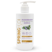 SPRING H2O Rosemary Hair Shampoo – For Natural Hair – Organic Rosemary Oil, Double Action Formula- Keratin, Provitamin B5, Argan Oil – Men & Women 250ml