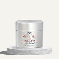 Mitchell USA Night Therapy Anti Aging Night Cream Reduces Wrinkles, Hydrates Skin & Improves Skin's Texture Lotus Seeds Extract, Brahmi Extract & Cocoa Butter for Unisex All Skin Type, 50g