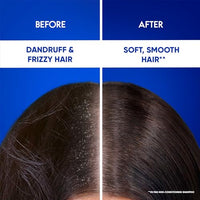 Head & Shoulders 2-in-1 Cool Menthol Anti Dandruff Shampoo + Conditioner for Women & Men, With Almond Milk (650 ml)