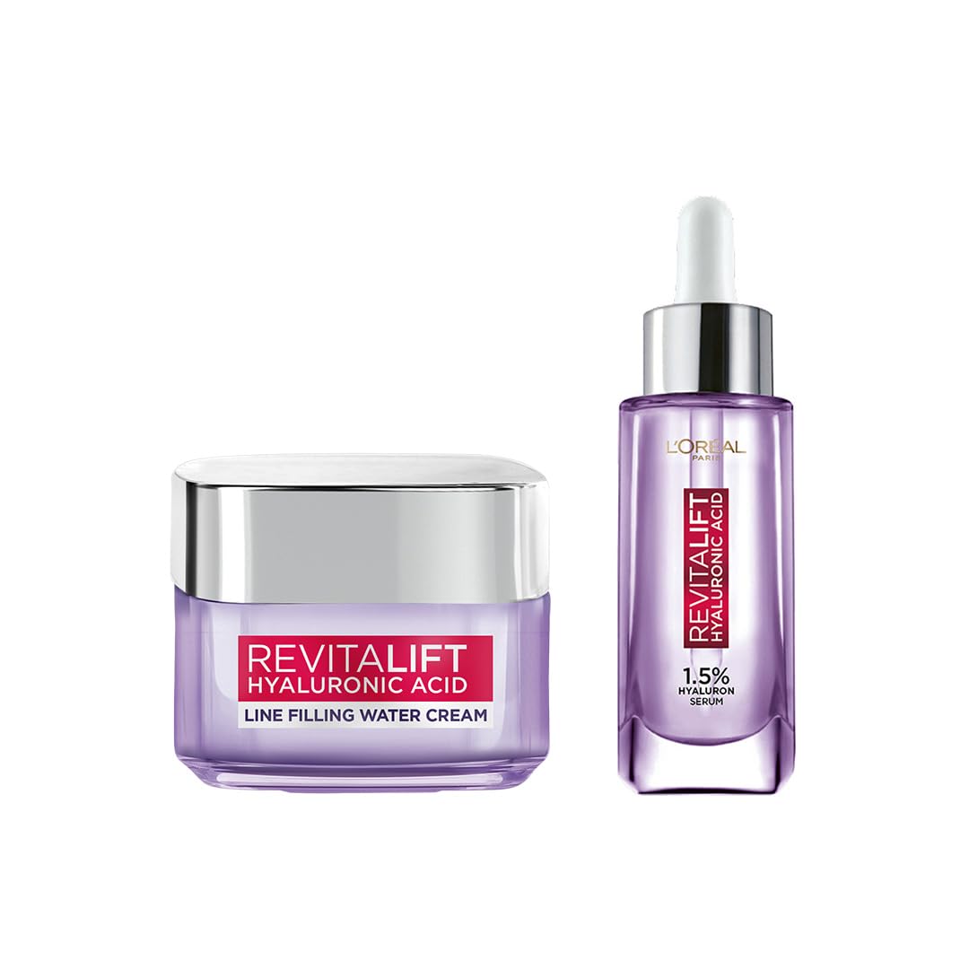 L'OREAL PARIS Revitalift Hyaluronic Barrier Boosting Duo (Serum 15Ml + Cream 15Ml)