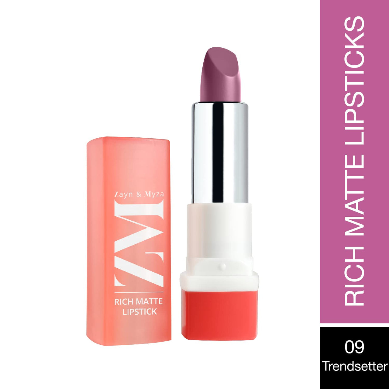 ZM Rich Matte Creamy Bullet Lipstick, Trend Setter, 4.2 G