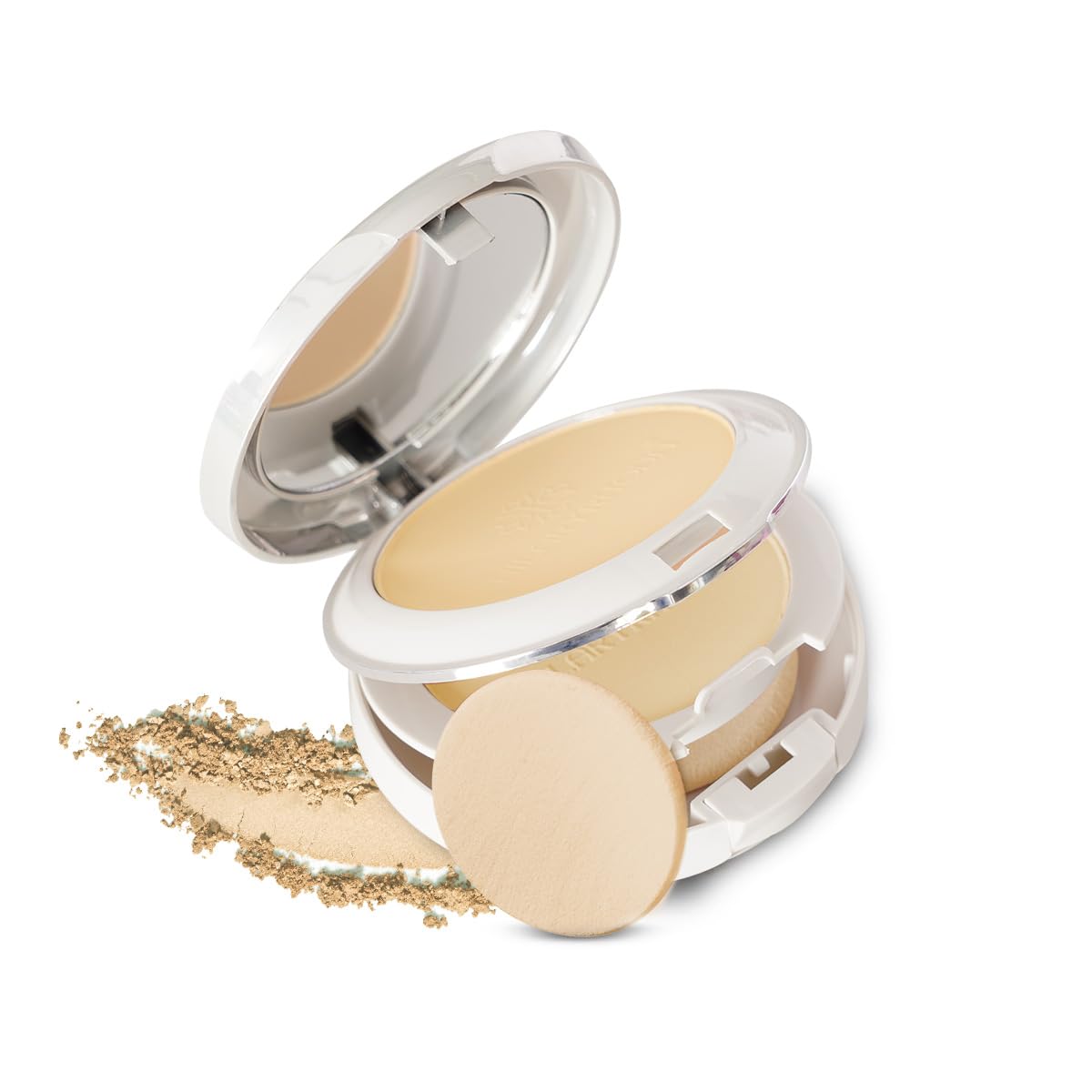 Hilary Rhoda Slay All Day 2 in 1 Compact | Matte & Shimmer Finish | Moisture-Infused With Sponge | 20g (Beige - Shade 03)