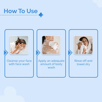 The Derma Co No More Pigmentation Combo with 1% Kojic Acid (1% Kojic Acid Face Wash with Niacinamide & Alpha Arbutin - 100ml & 1% Kojic Acid Daily Brightening Body Wash with Alpha Arbutin - 250ml)|Deeply Cleanses | Treats Pigmentation