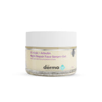 The Derma Co 1% Kojic + Arbutin Night Repair Face Serum-Gel | Reduces Dark Spots, Pigmentation & Blemishes | For Men & Women | 50 g