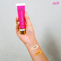 Iba Perfect Look BB Cream With 24 Karat Gold 30g Medium Shade l Even Coverage l Fades Dark Spots & Blemishes l Halal Certified & Vegan Makeup