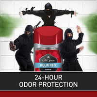 Old Spice Red Collection Aqua Reef Scent Deodorant for Men, 3.0 oz