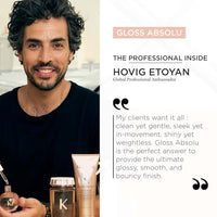 Kérastase Gloss Absolu Anti-Frizz Heat Protectant Spray For Glossy Hair | Fine To Medium Hair | 4-Days Anti-Frizz | With Hyaluronic & Glycolic Acid, Wild Rose-In-Oil | 190ml