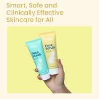Earth Rhythm Face Scrub with Turmeric & Prickly Pear | Detoxify, Removes Grime, Unclogs Pores, Brighten Skin - 100gm