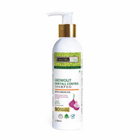 INDUS VALLEY Bio Organic Growout Shampoo 200ml for Hair Growth and Hairfall Control - 2 x 200g= 400g Set of 2