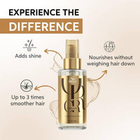 Wella Professionals Oil Reflections Luminous Smoothing Hair Oil | Frizz Control & Shine Booster | 100 ml