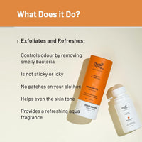 Chemist at Play UnderArm Roll-On with 5% AHA, Lactic Acid & 1% Mandelic Acid | Prevents Body Odour, Brightens Skin & Exfoliates Underarm | For Sensitive Skin | Aqua Fragrance | Alcohol Free - 40ml