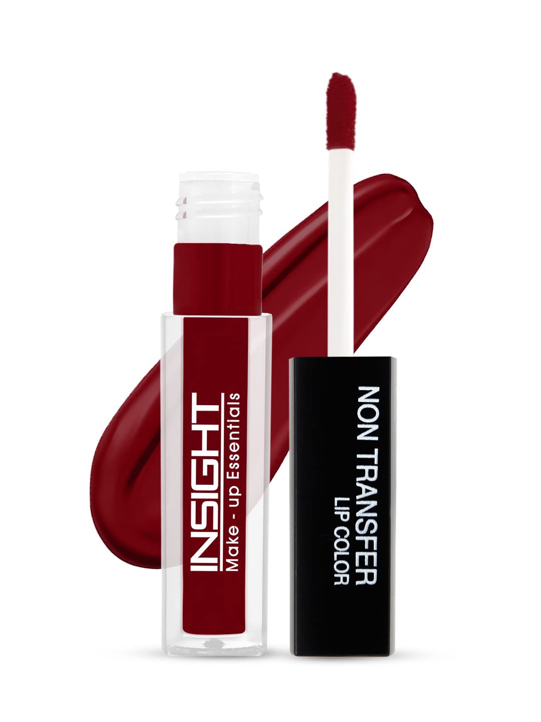 INSIGHT Non Transfer Matte Lip Color, 4Ml (06 Angel Red) & Lip Color, 4Ml (03 Divine Wine)