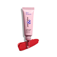 Blue Heaven Pop & Glow Eye & Cheek tint blusher for face makeup, Blush enriched with Rosehip and Coconut oil - Pink Tease, 12ml