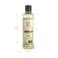 Khadi Natural Neem & Aloe Vera Herbal Shampoo | Anti Dandruff, Scalp Cooling | Strengthens Hair Roots | Supports Scalp Health| SLS and Paraben Free | 210ml