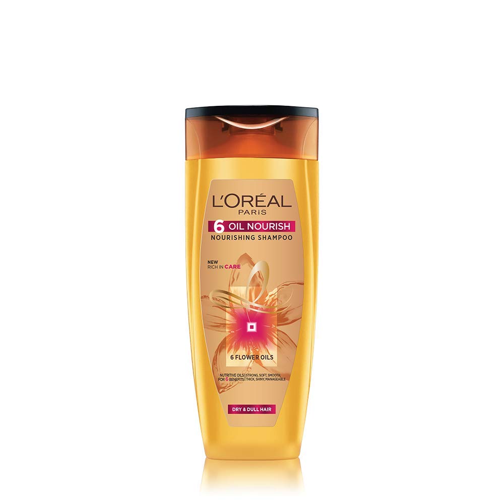 L'Oreal Paris 6 Oil Nourish Shampoo, 360ml (With 10% Extra) & L'Oreal Paris 6 Oil Nourish Shampoo, 175ml (With 10% Extra)