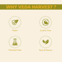 Veda Harvest Indigo Powder 240gm for Black Hair | Natural Plant-Based Hair Dye | Chemical-Free & Healthy Hair Color Solution