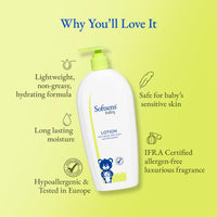 Softsens Baby Nourishing Lotion with Milk Cream & Shea Butter | No Harmful Chemicals, No Paraben and Phthalates,SLS Free For all skin types 400ml
