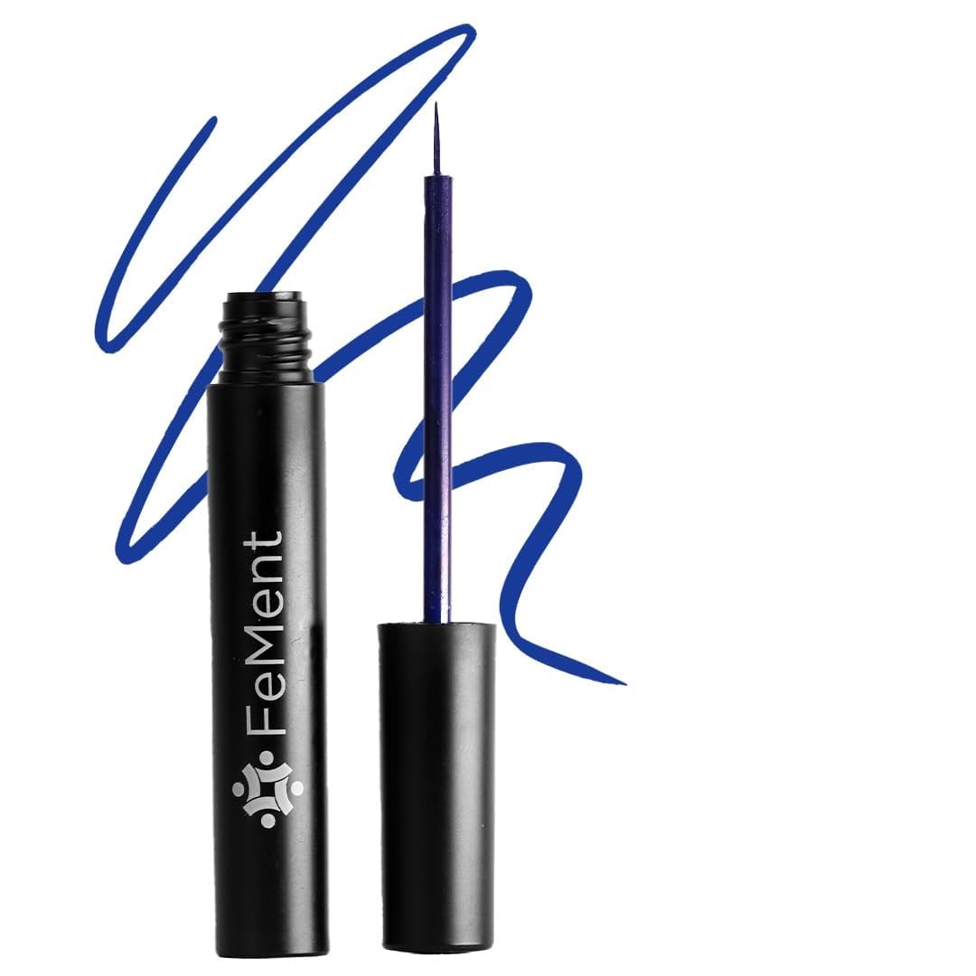 FeMent Clean Beauty Aqua Eye Liner, Intense Pigment, Long Lasting, Clean & Lightweight, Water & Smudge Resistant - Ocean Breeze (Blue)