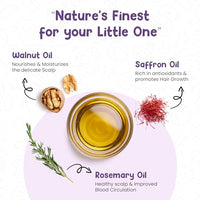 Mother Sparsh Nourishing Baby Hair Oil | Soothe & Nourishes Delicate Baby Scalp | Suitable Hair Oil for Newborns | Paraben Free, Sulphate Free- 100ml