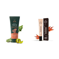 Nat Habit Face Wash Combo Brightening Ubtan Facewash 100g and Pure Netraa Cream 30g For Skin Brightening & Dark Circles